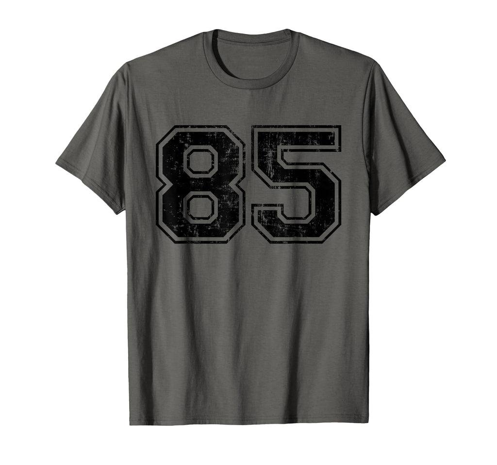 Number 85 Varsity Distressed Sport Team T-Shirt - Streetwear Style Unisex - T-Shirt, Sweatshirt, Hoodie