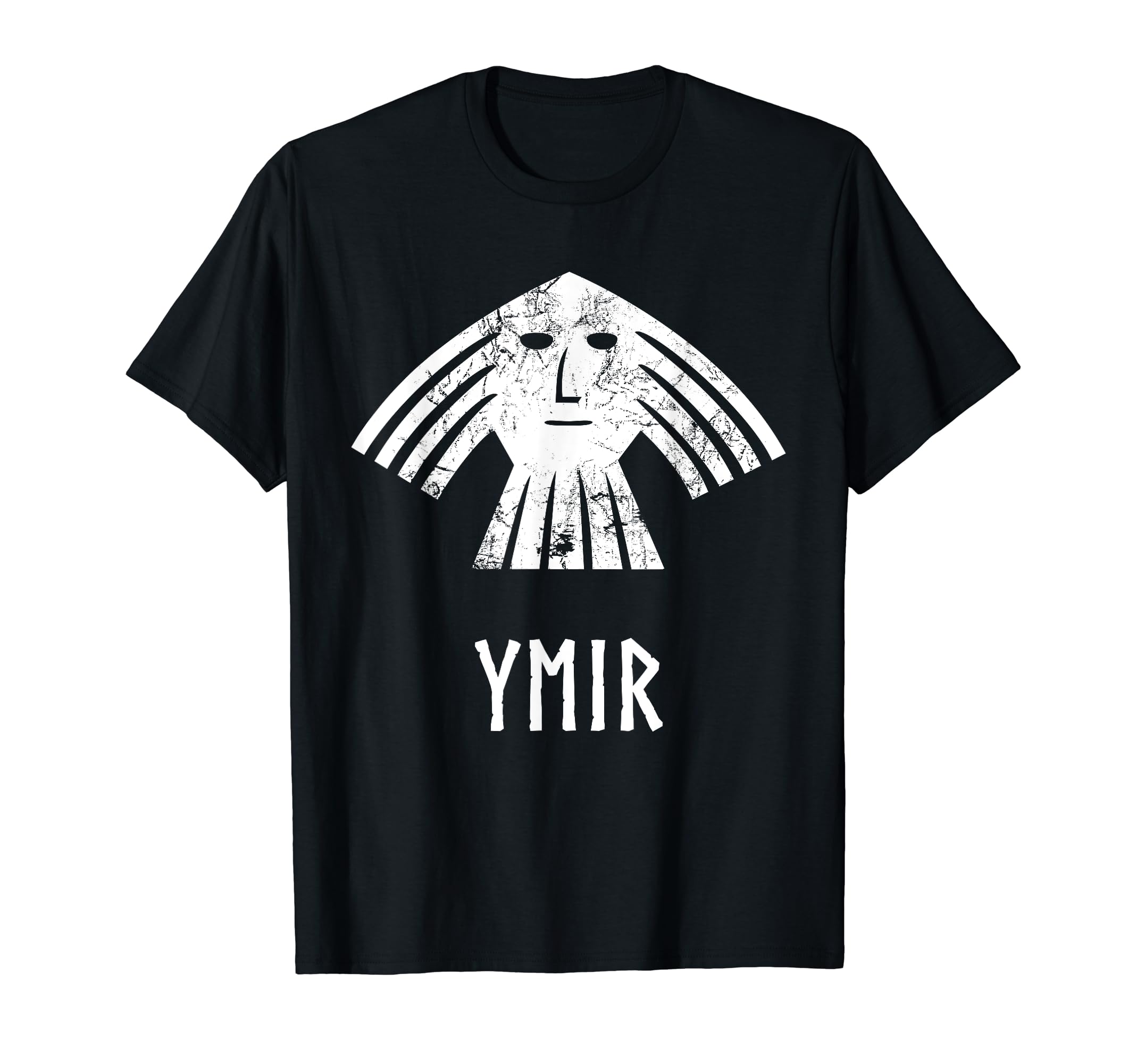Ymir Norse Viking God Distressed K T-Shirt - Trendy Graphic for Adults - T-Shirt, Sweatshirt, Hoodie