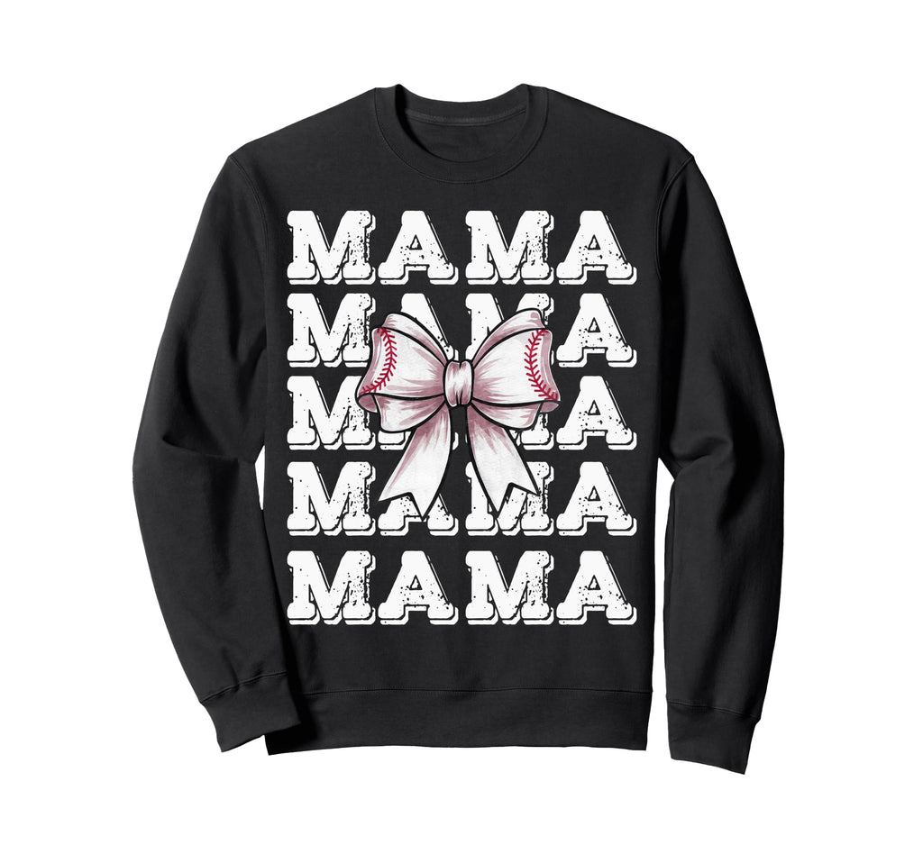 Coquette Baseball Mama Matching Family Sweatshirt - Novelty Apparel Unisex - T-Shirt, Sweatshirt, Hoodie