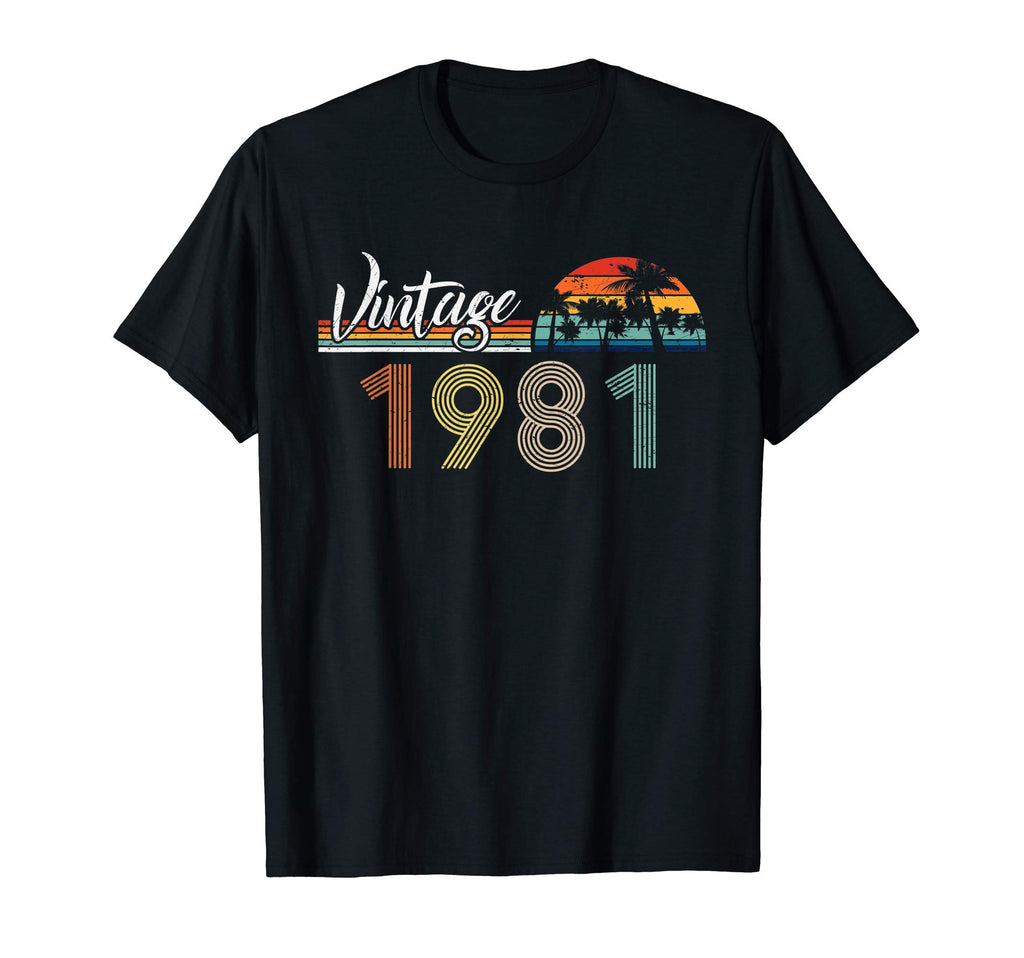 40Th Birthday Gift 1981 Sunset T-Shirt - Casual Everyday Wear Unisex - T-Shirt, Sweatshirt, Hoodie