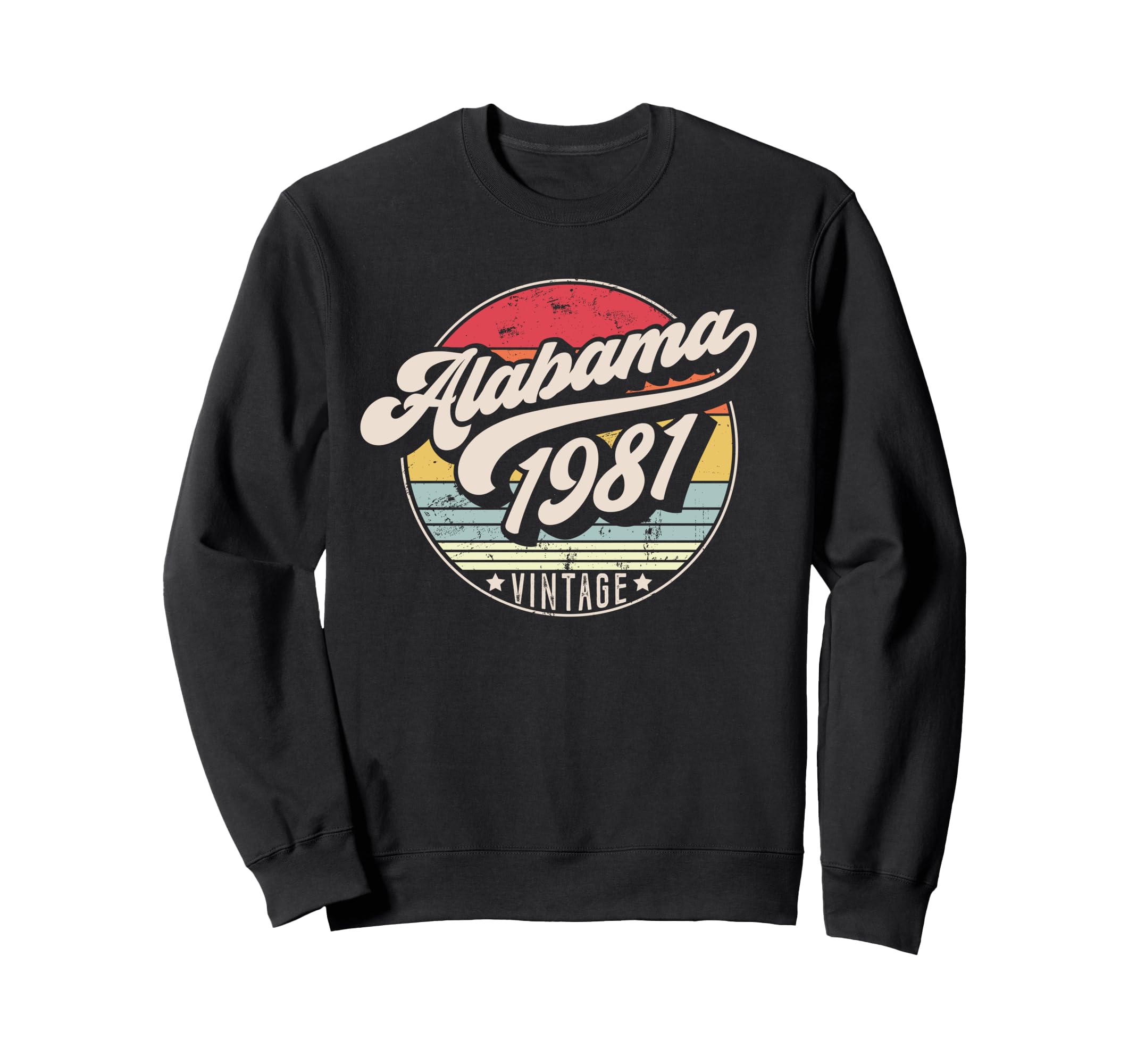 Alabama 1981 Birthday Sunset Sweatshirt - Fun Novelty Design Men Women - T-Shirt, Sweatshirt, Hoodie