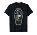 Skull Mushroom Grunge Skeleton Dark T-Shirt - Fun Novelty Design Unisex - T-Shirt, Sweatshirt, Hoodie