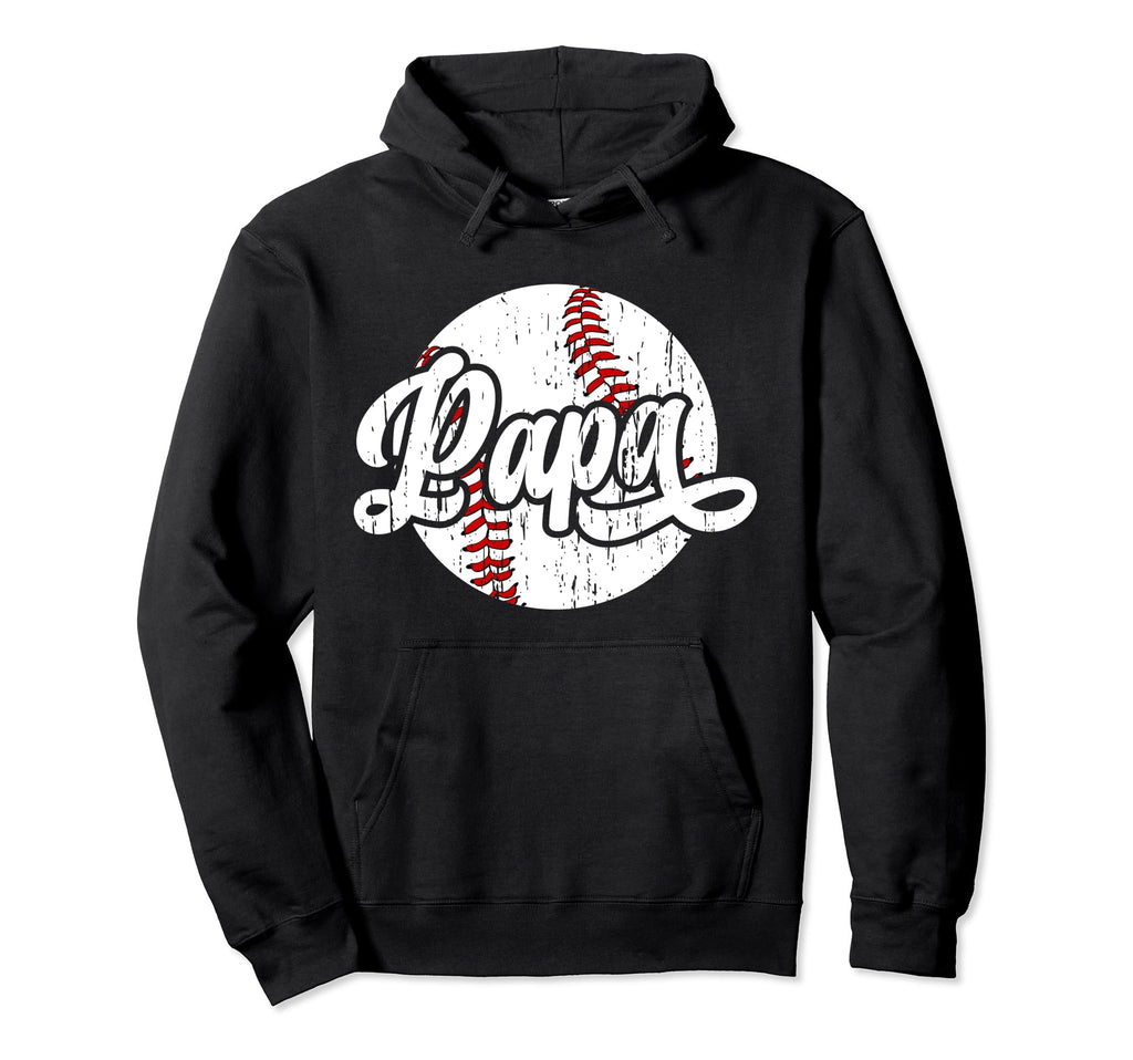 Papa Proud Baseball Papa Baseball Player Hoodie - Streetwear Style Unisex - T-Shirt, Sweatshirt, Hoodie