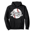 Papa Proud Baseball Papa Baseball Player Hoodie - Streetwear Style Unisex - T-Shirt, Sweatshirt, Hoodie