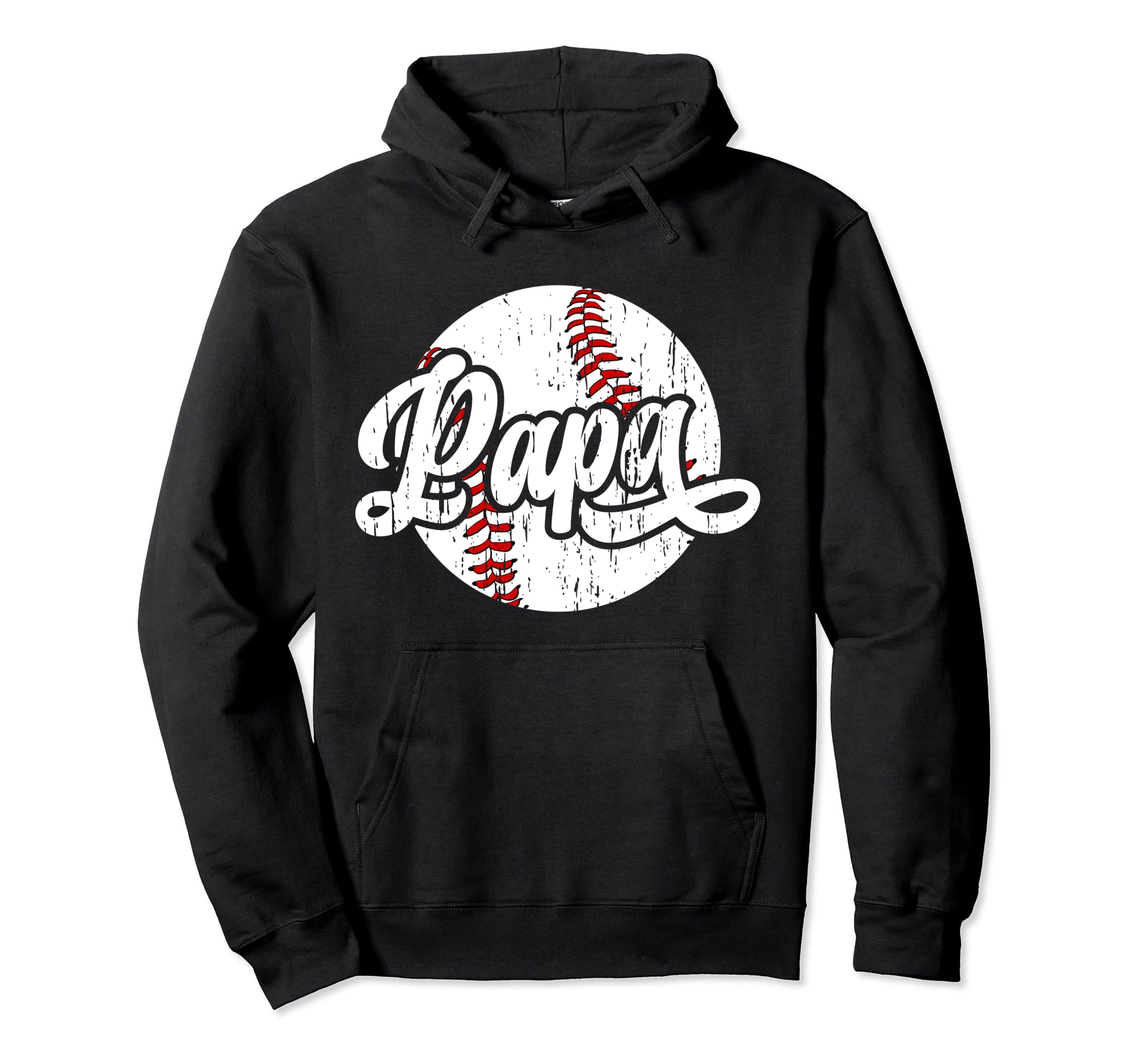 Papa Proud Baseball Papa Baseball Player Hoodie - Streetwear Style Unisex - T-Shirt, Sweatshirt, Hoodie