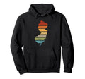 Nj New Jersey Sunset Hoodie - Aesthetic Graphic Unisex - T-Shirt, Sweatshirt, Hoodie