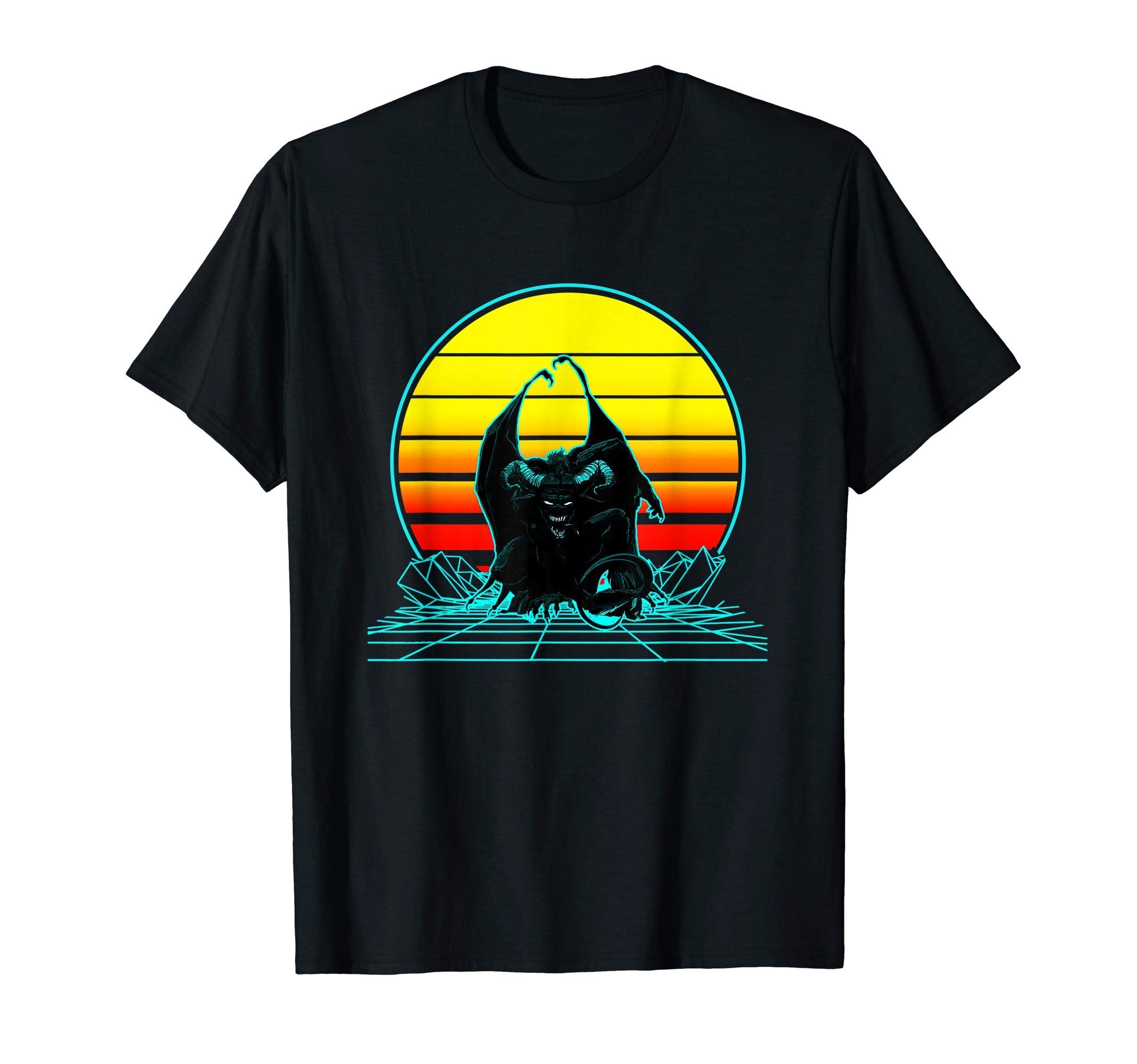 Sunset Gargoyle T-Shirt - Novelty Apparel Unisex - T-Shirt, Sweatshirt, Hoodie
