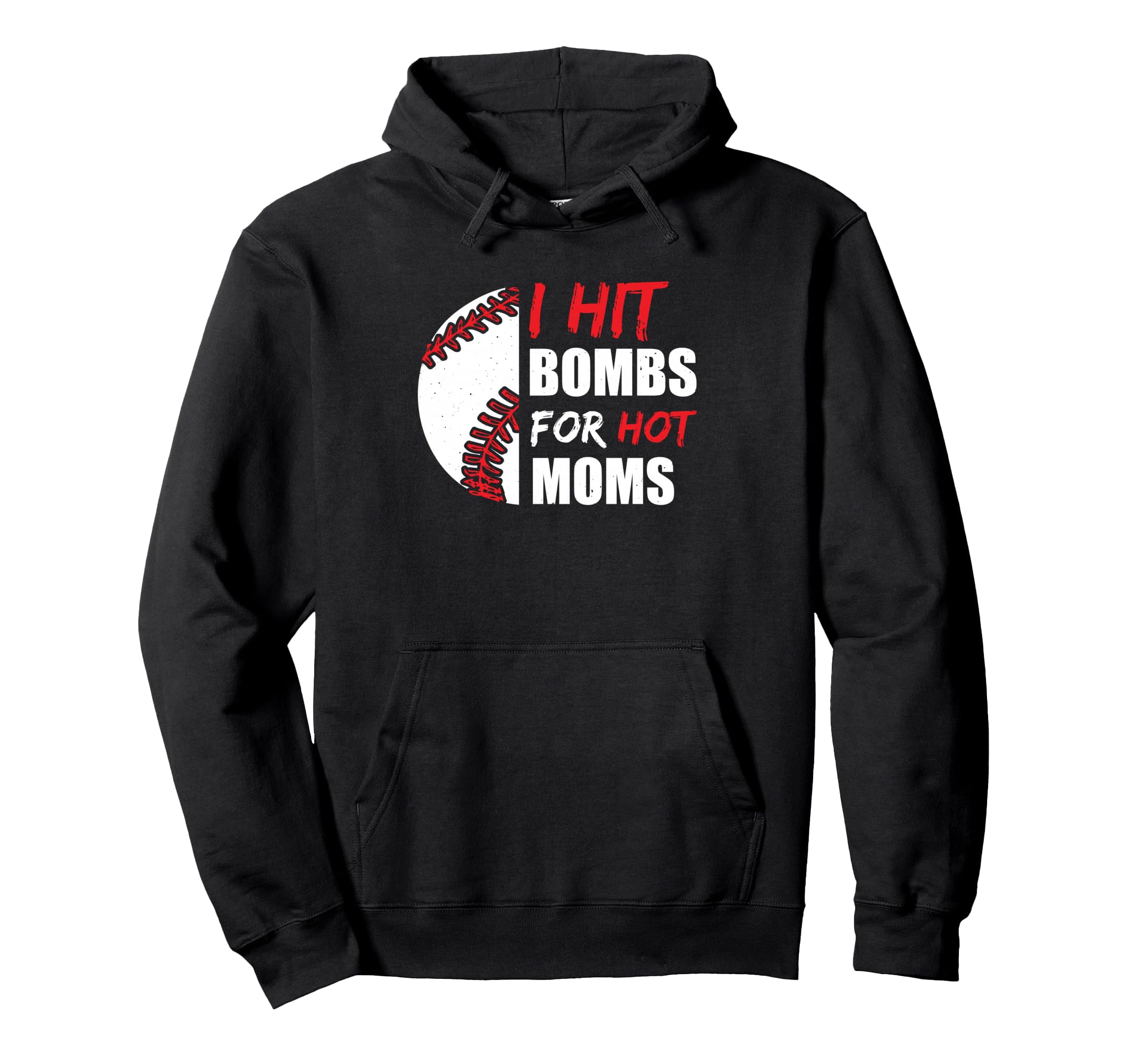 I Hit Bombs Hot Moms Baseball Hoodie - Aesthetic Graphic Unisex - T-Shirt, Sweatshirt, Hoodie