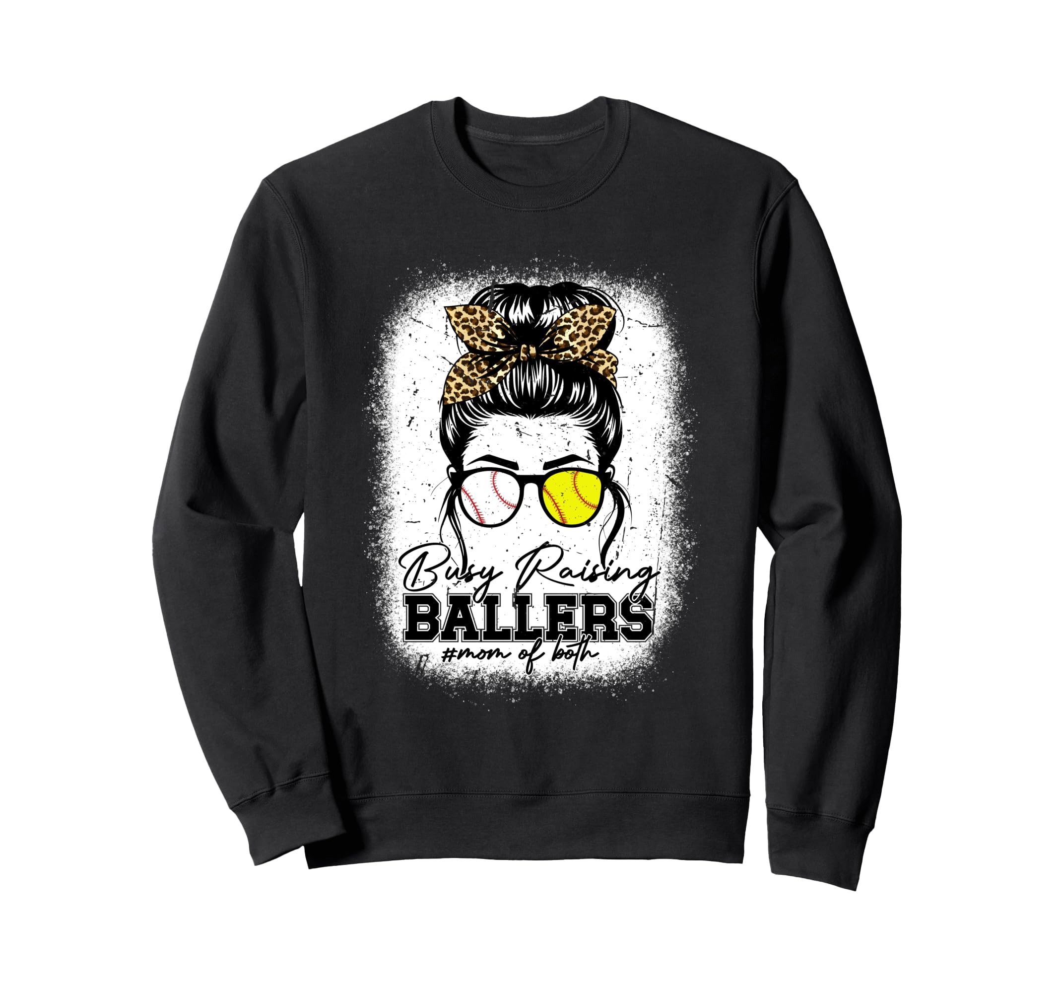 Busy Raising Ballers Baseball Sweatshirt - Unique Graphic for Adults - T-Shirt, Sweatshirt, Hoodie