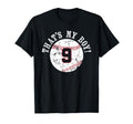 Unique Thats My 9 Baseball T-Shirt - Casual Everyday Wear for Adults - T-Shirt, Sweatshirt, Hoodie