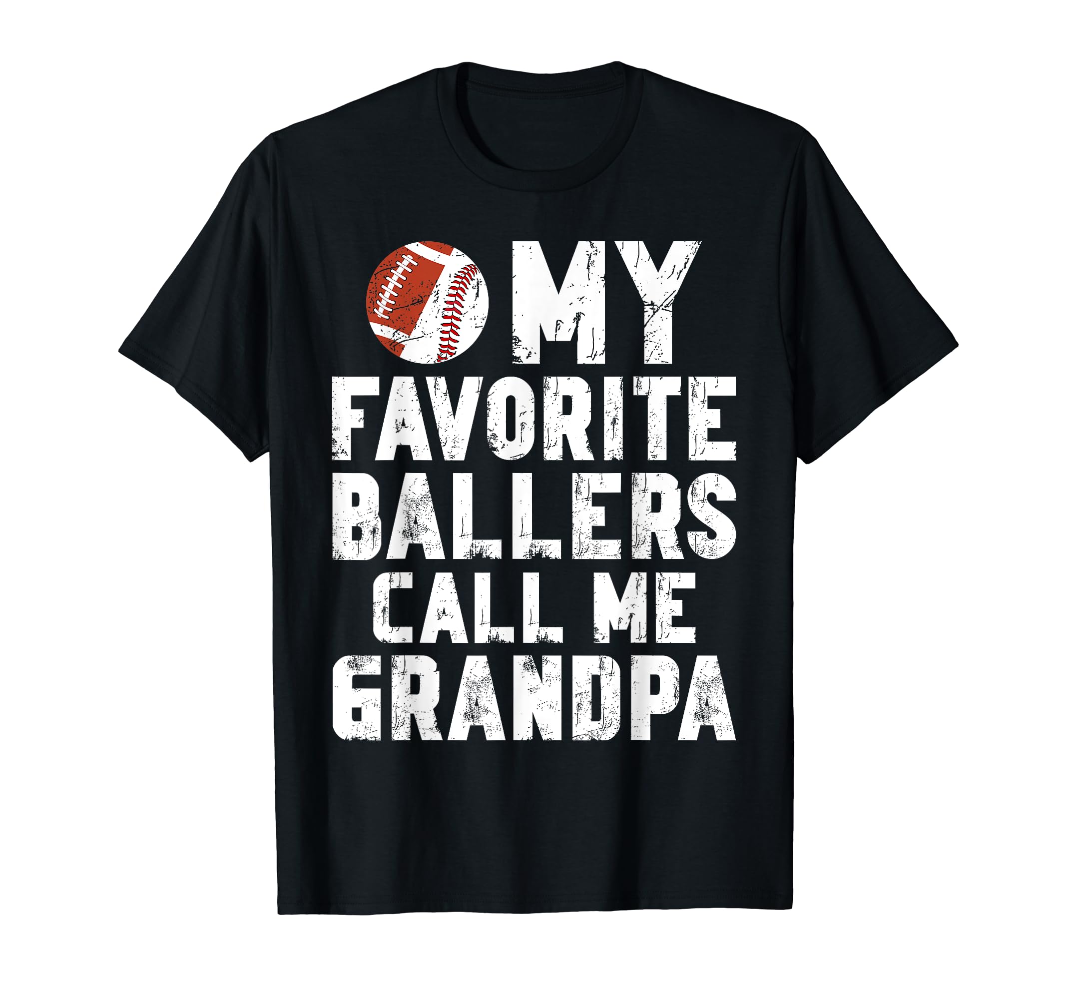 Favorite Ballers Call Me Grandpa T-Shirt - Custom Art Print Men Women - T-Shirt, Sweatshirt, Hoodie