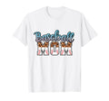 Leopard American Baseball Mom Mama T-Shirt - Casual Everyday Wear Unisex - T-Shirt, Sweatshirt, Hoodie