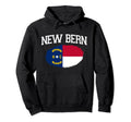 New Bern Nc North Carolina Flag Usa Sports Hoodie - Custom Art Print Unisex - T-Shirt, Sweatshirt, Hoodie