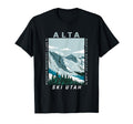 Alta Ski Area Utah Distressed T-Shirt - Minimalist Print Unisex - T-Shirt, Sweatshirt, Hoodie