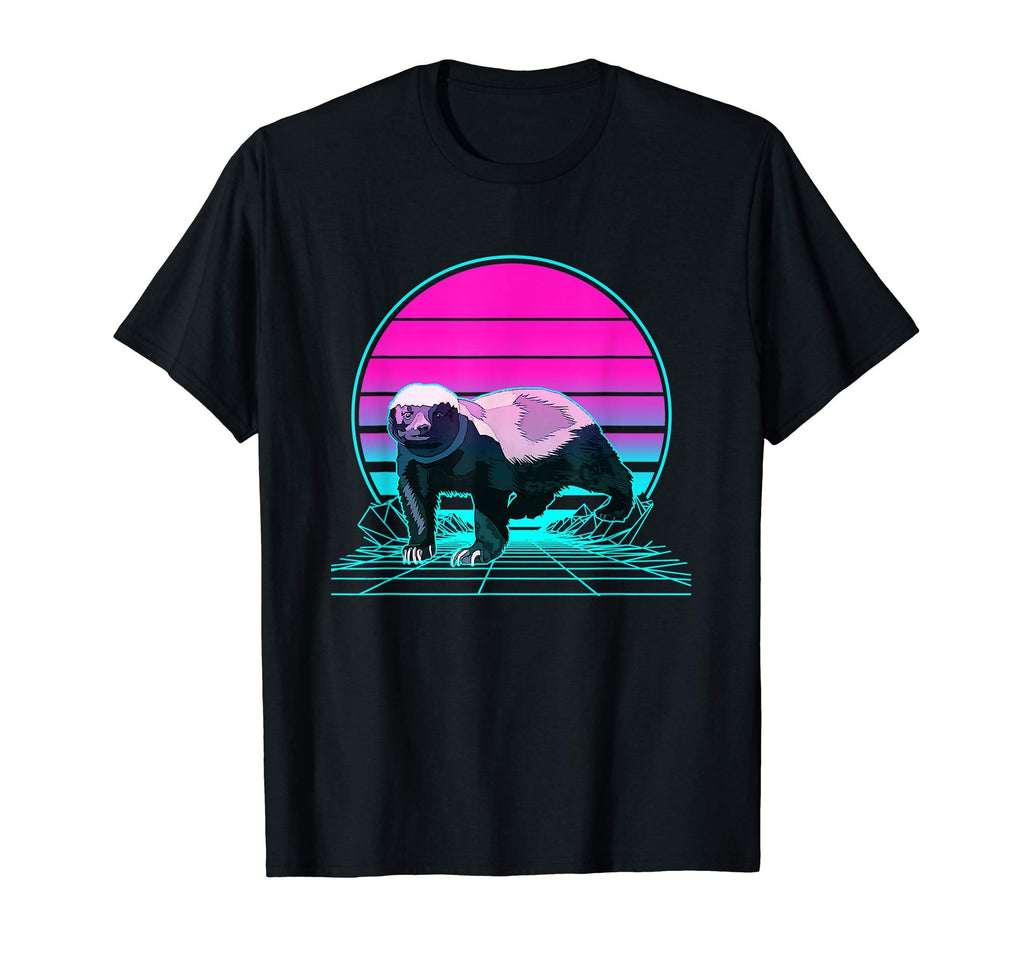 Sunset Honey Badger T-Shirt - Novelty Apparel for Adults - T-Shirt, Sweatshirt, Hoodie