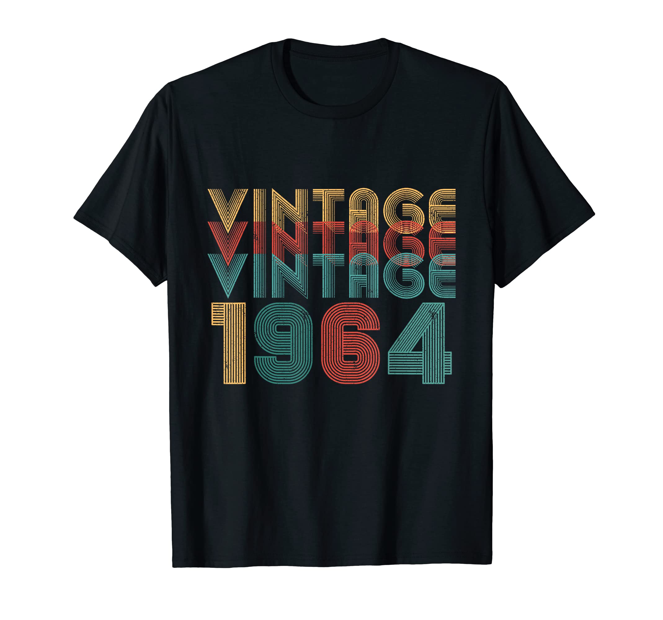 1964 Distressed Birthday Party Bday T-Shirt - Streetwear Style for Adults - T-Shirt, Sweatshirt, Hoodie