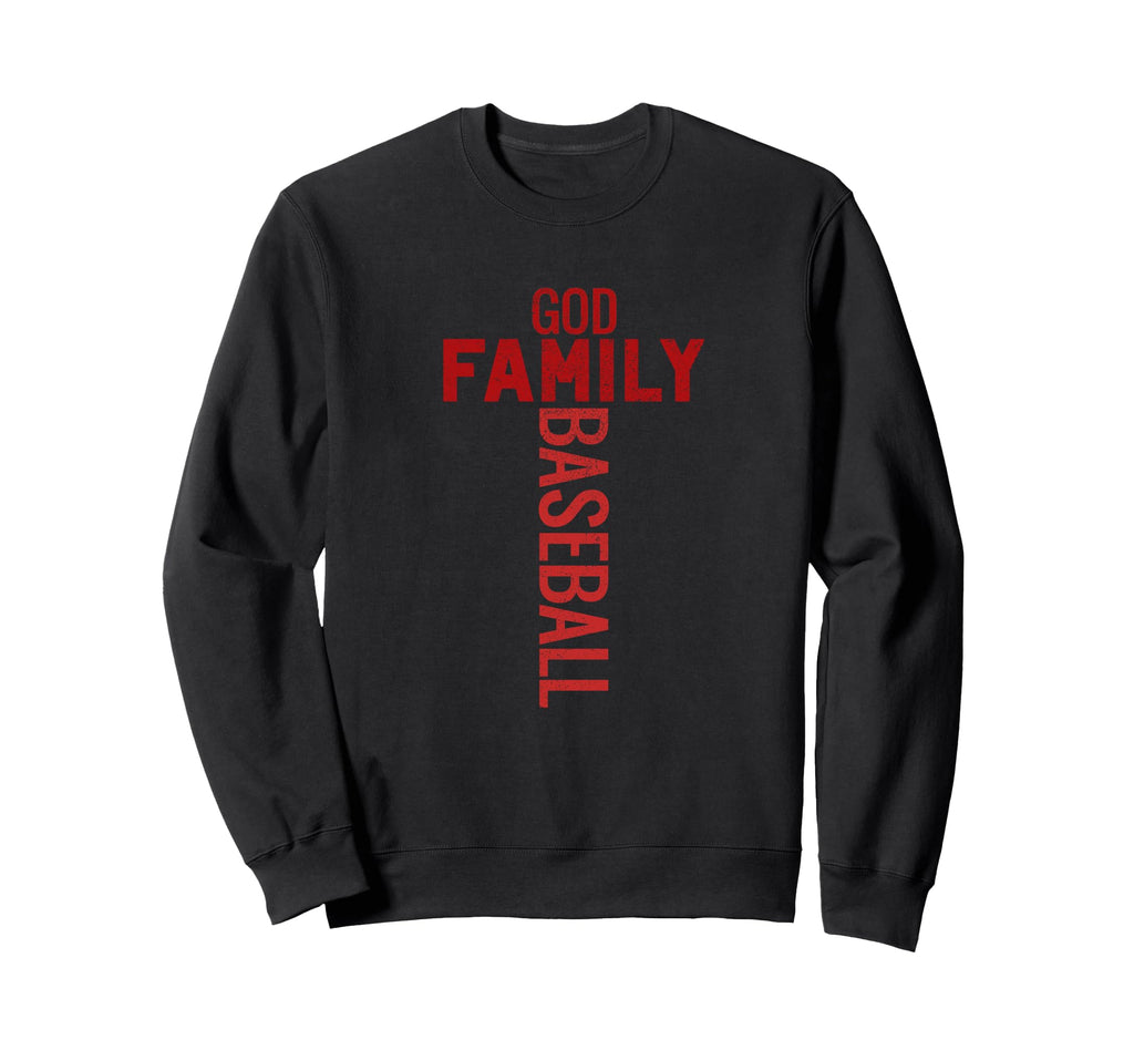 God Family Baseball Sweatshirt - Unique Graphic Unisex - T-Shirt, Sweatshirt, Hoodie
