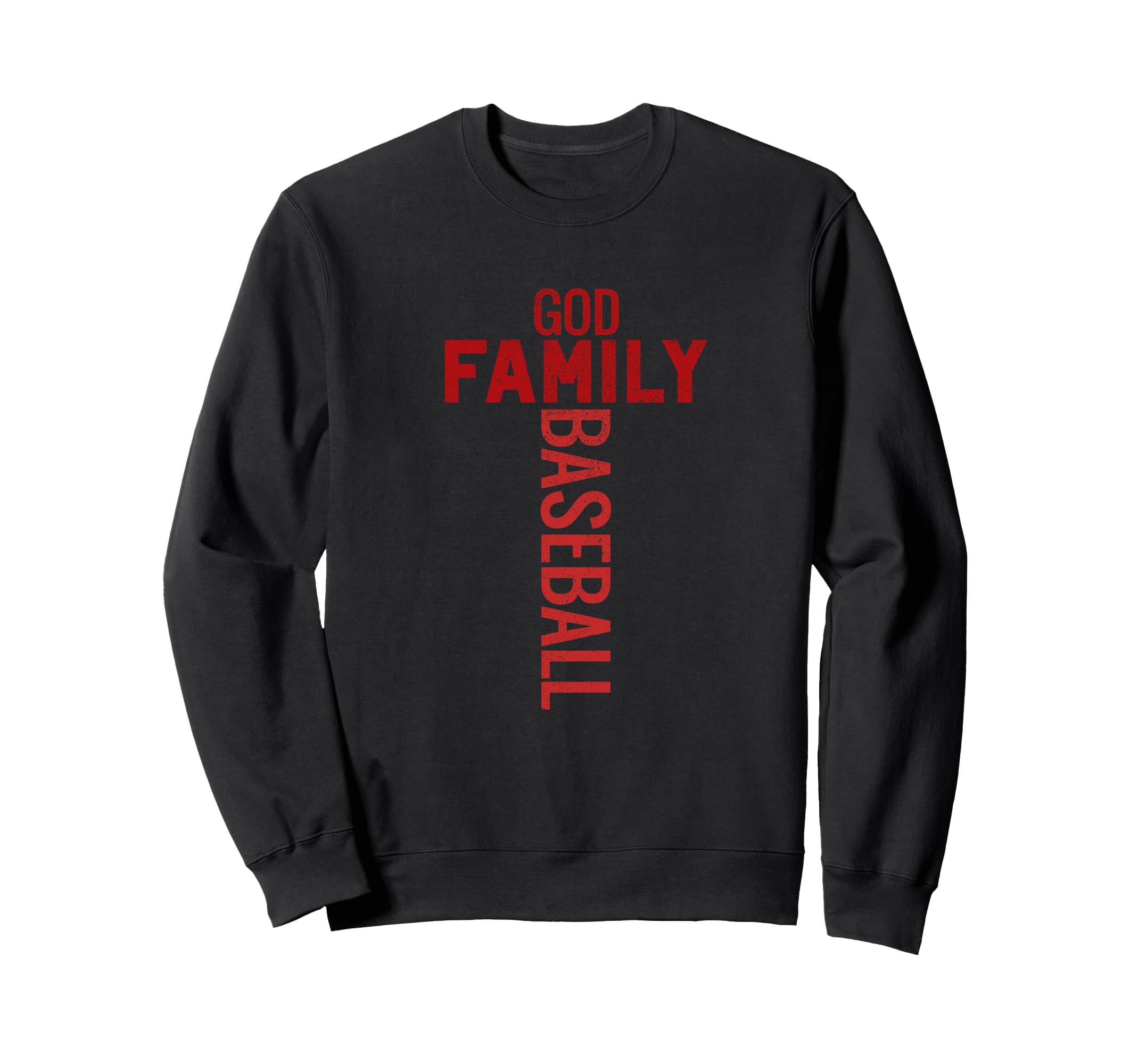 God Family Baseball Sweatshirt - Unique Graphic Unisex - T-Shirt, Sweatshirt, Hoodie