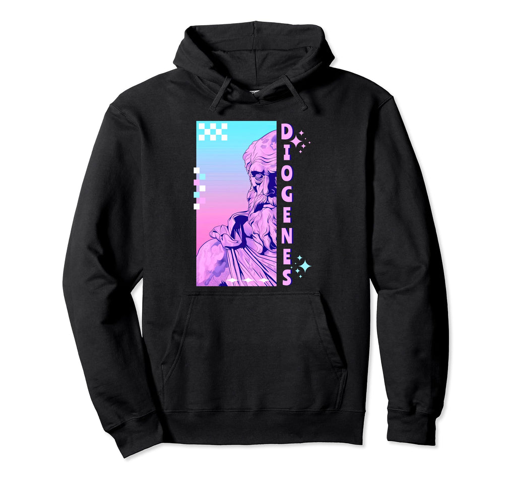Diogenes Y2K Aesthetic Stoic Philosophy Hoodie - Graphic Print for Adults - T-Shirt, Sweatshirt, Hoodie