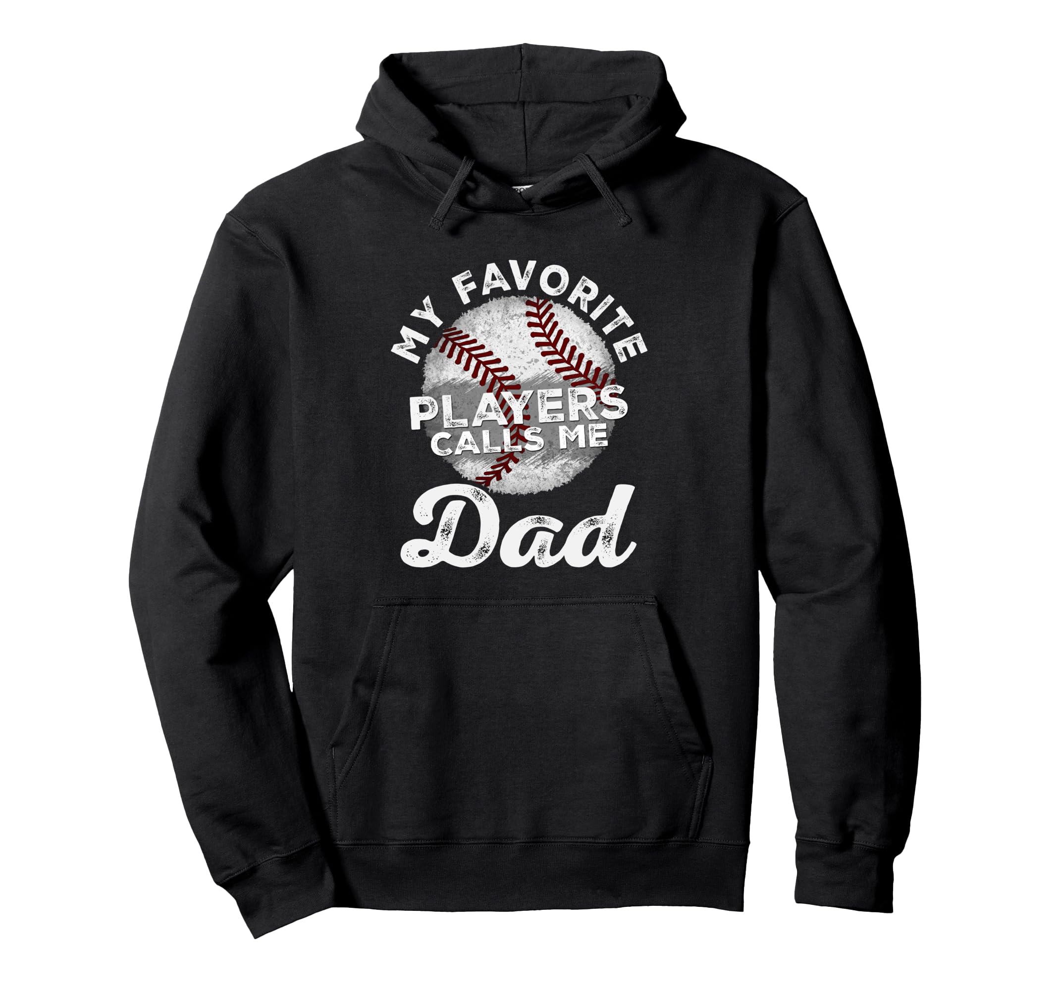 My Favorite Baseball Players Calls Me Dad Hoodie - Graphic Print Men Women - T-Shirt, Sweatshirt, Hoodie