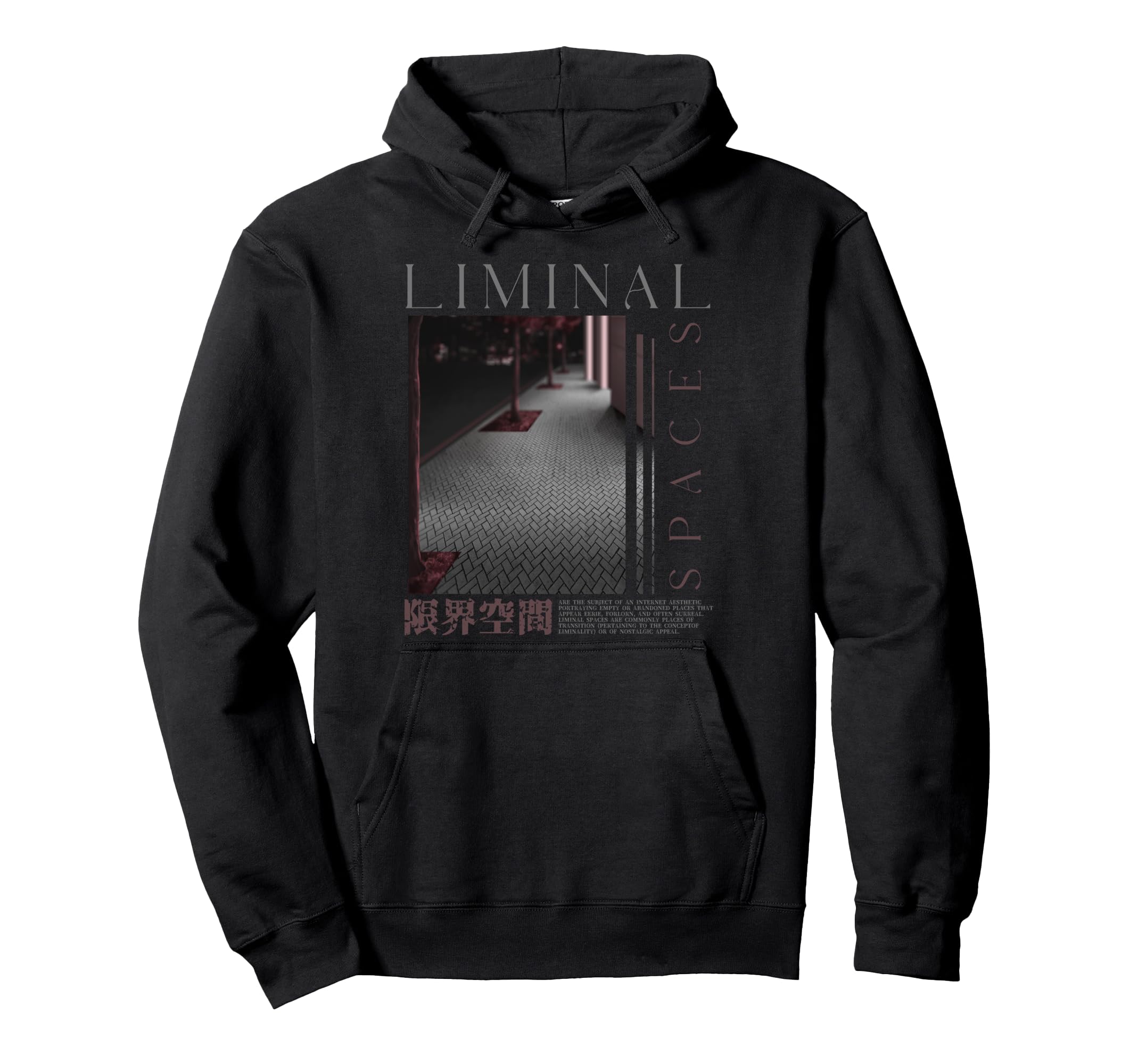 Liminal Aesthetic Vaporwave Hoodie - Fun Novelty Design for Adults - T-Shirt, Sweatshirt, Hoodie