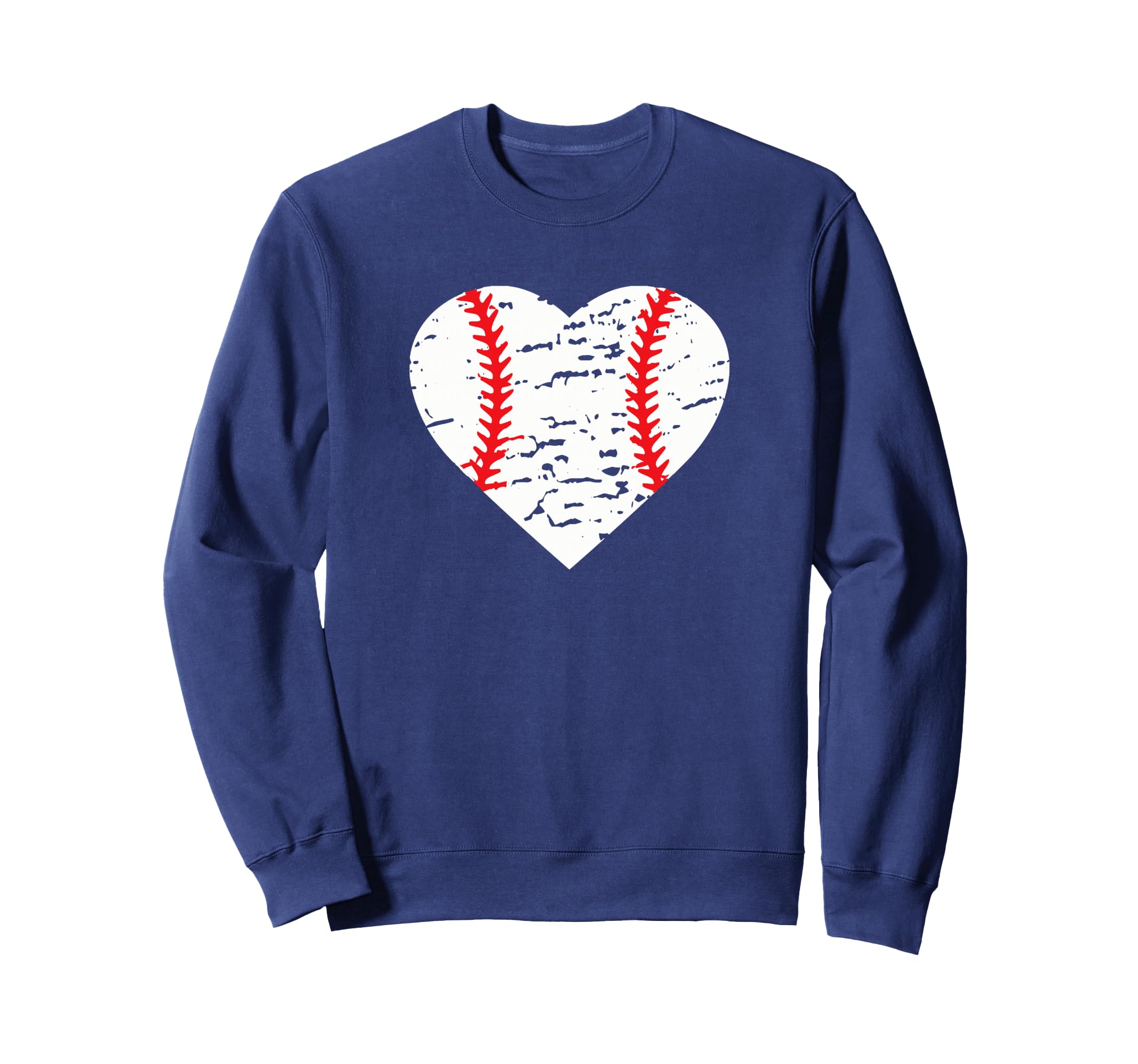 Baseball Heart Love Baseball Sweatshirt - Fun Novelty Design Unisex - T-Shirt, Sweatshirt, Hoodie
