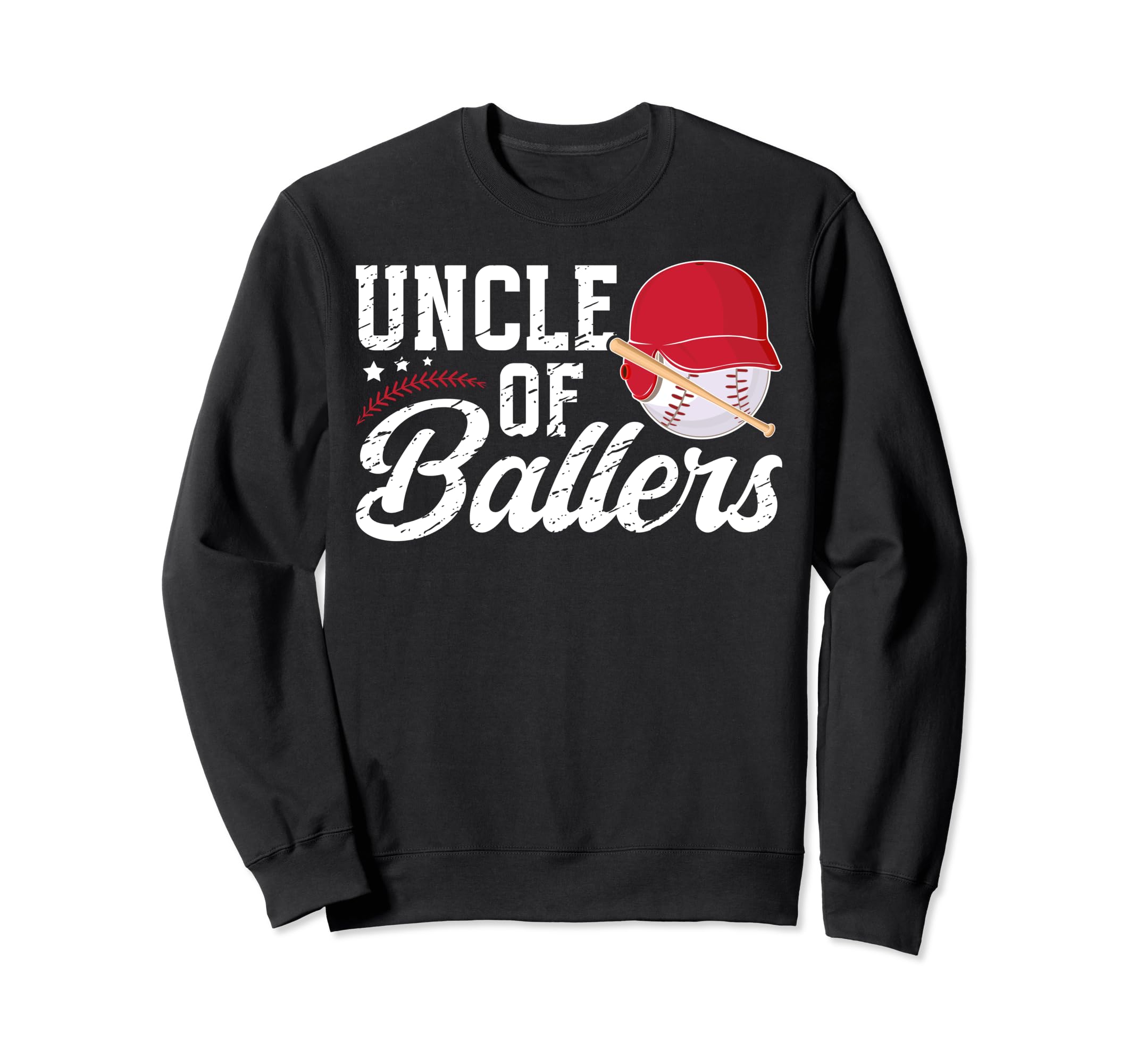 Uncle Ballers Baseball Uncle Sweatshirt - Custom Art Print Men Women - T-Shirt, Sweatshirt, Hoodie