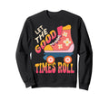 Roller Skating Skate 1970S Let Good Sweatshirt - Trendy Graphic for Adults - T-Shirt, Sweatshirt, Hoodie