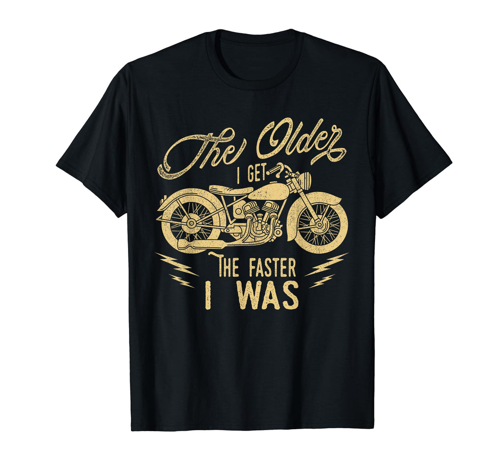 Funny Motorcycle Biker Grandpa Bikers T-Shirt - Graphic Print Unisex - T-Shirt, Sweatshirt, Hoodie