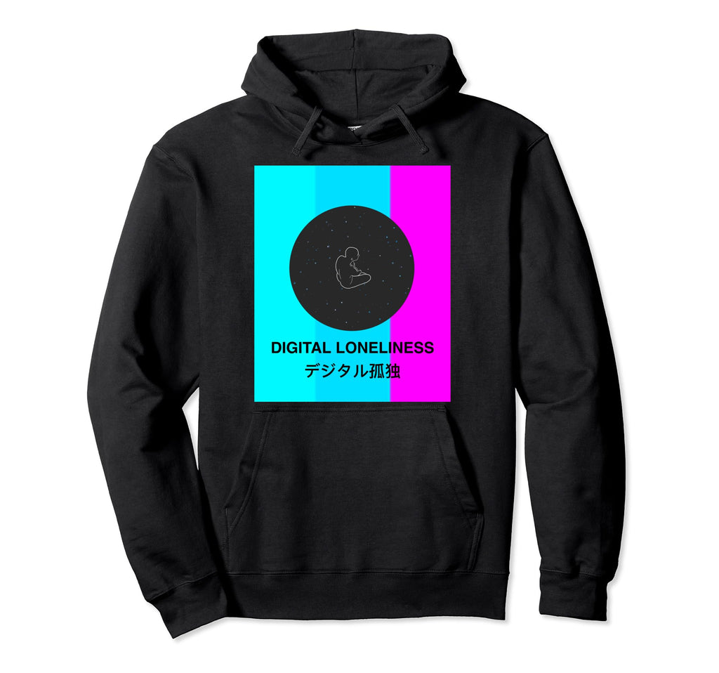 Aesthetic Vaporwave Colorful Otaku Gift Hoodie - Minimalist Print Men Women - T-Shirt, Sweatshirt, Hoodie