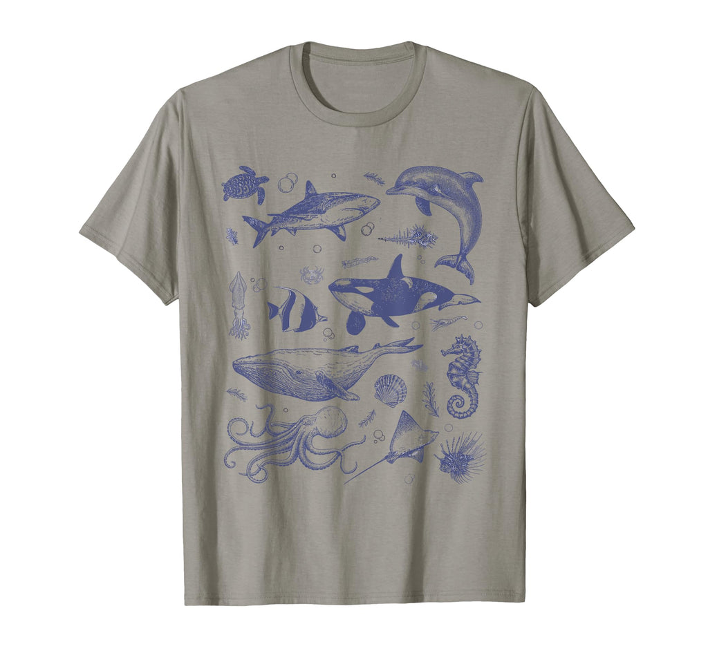 Ocean Life Sea Aesthetic Dolphin T-Shirt - Streetwear Style Men Women - T-Shirt, Sweatshirt, Hoodie