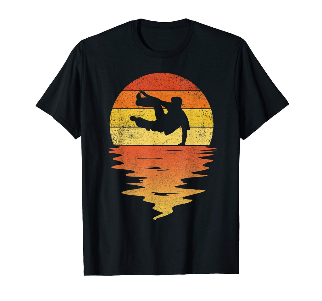 Funny Parkour Sunset 70S Parkour T-Shirt - Novelty Apparel for Adults - T-Shirt, Sweatshirt, Hoodie