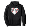 Baseball Little Sister Heart Hoodie - Casual Everyday Wear Men Women - T-Shirt, Sweatshirt, Hoodie