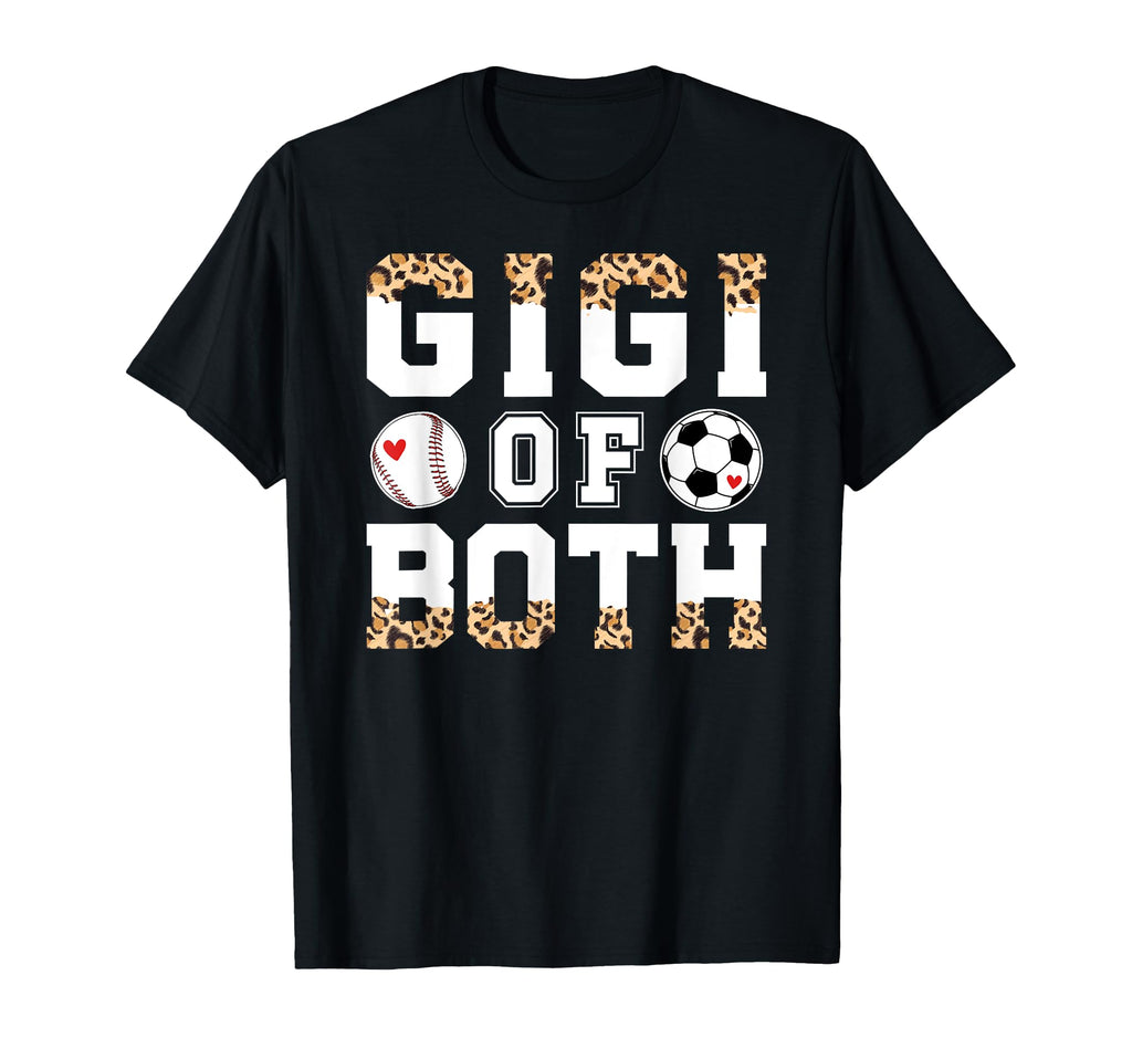 Gigi Both Leopard Baseball T-Shirt - Casual Everyday Wear for Adults - T-Shirt, Sweatshirt, Hoodie