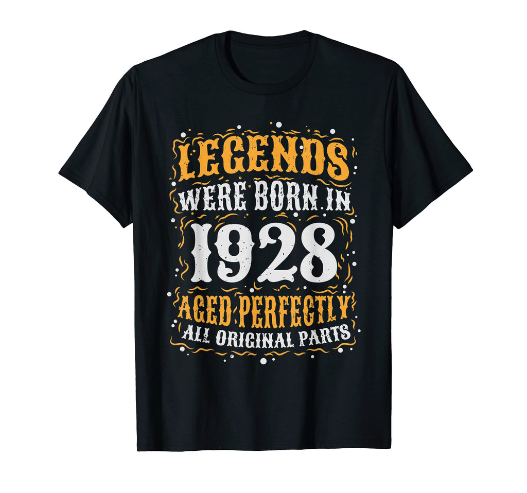 Legends Were Born 1928 Birthday T-Shirt - Aesthetic Graphic Unisex - T-Shirt, Sweatshirt, Hoodie