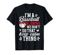 Im Baseball Glamma Grandma Glamma Baseball T-Shirt - Unique Graphic Unisex - T-Shirt, Sweatshirt, Hoodie