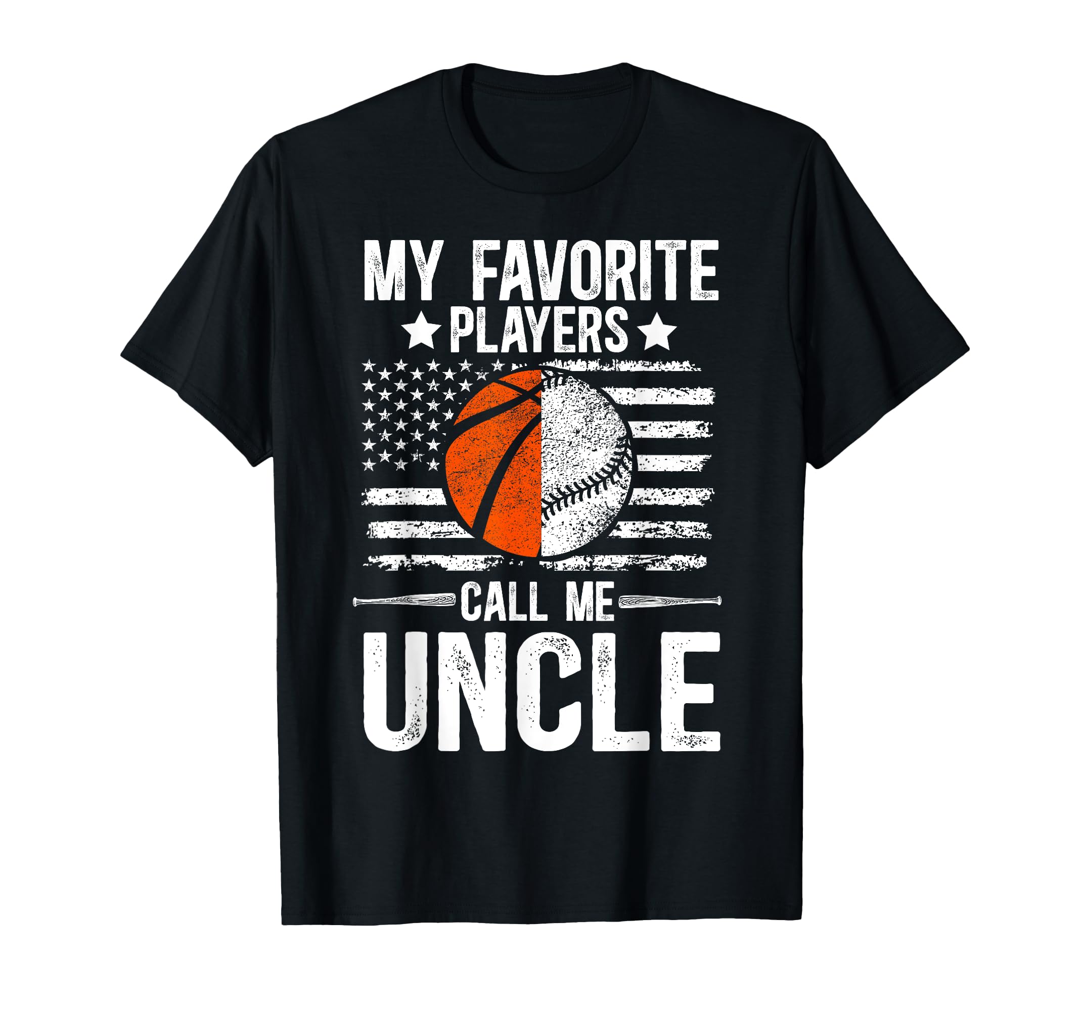 My Favorite Players Call Me Uncle T-Shirt - Minimalist Print for Adults - T-Shirt, Sweatshirt, Hoodie