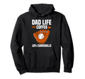 Dad Life Baseball Coffee Lover Hoodie - Trendy Graphic Men Women - T-Shirt, Sweatshirt, Hoodie