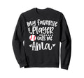 My Favorite Baseball Player Calls Sweatshirt - Minimalist Print for Adults - T-Shirt, Sweatshirt, Hoodie