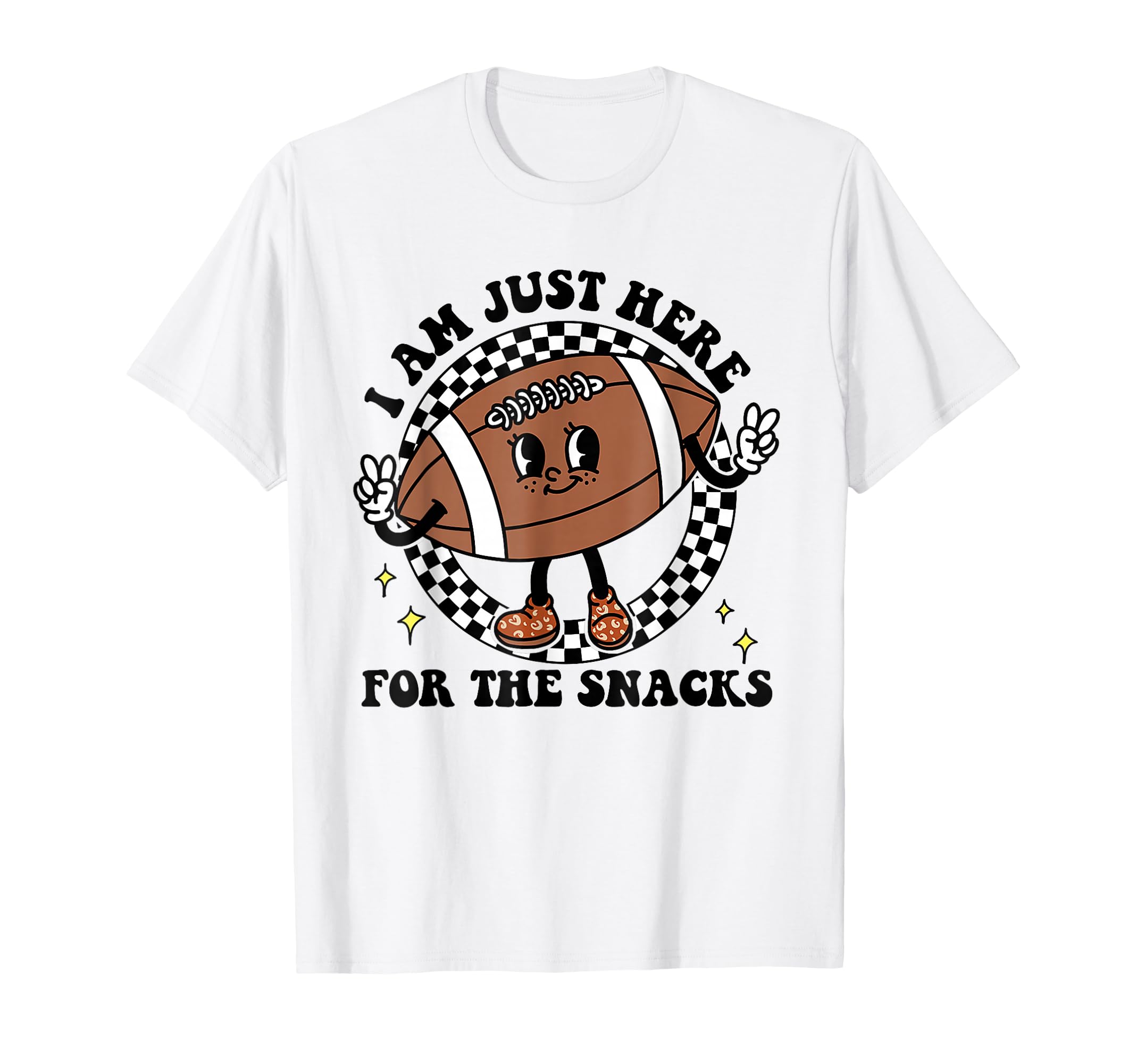 Im Just Here Snacks Football Mom Game T-Shirt - Streetwear Style Men Women - T-Shirt, Sweatshirt, Hoodie