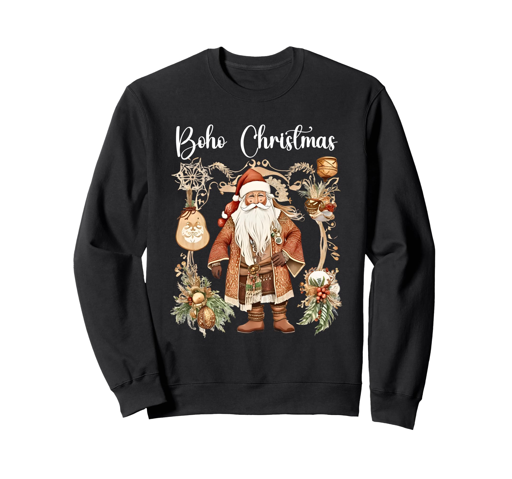 Boho Holiday Decor Sweatshirt - Streetwear Style Men Women - T-Shirt, Sweatshirt, Hoodie
