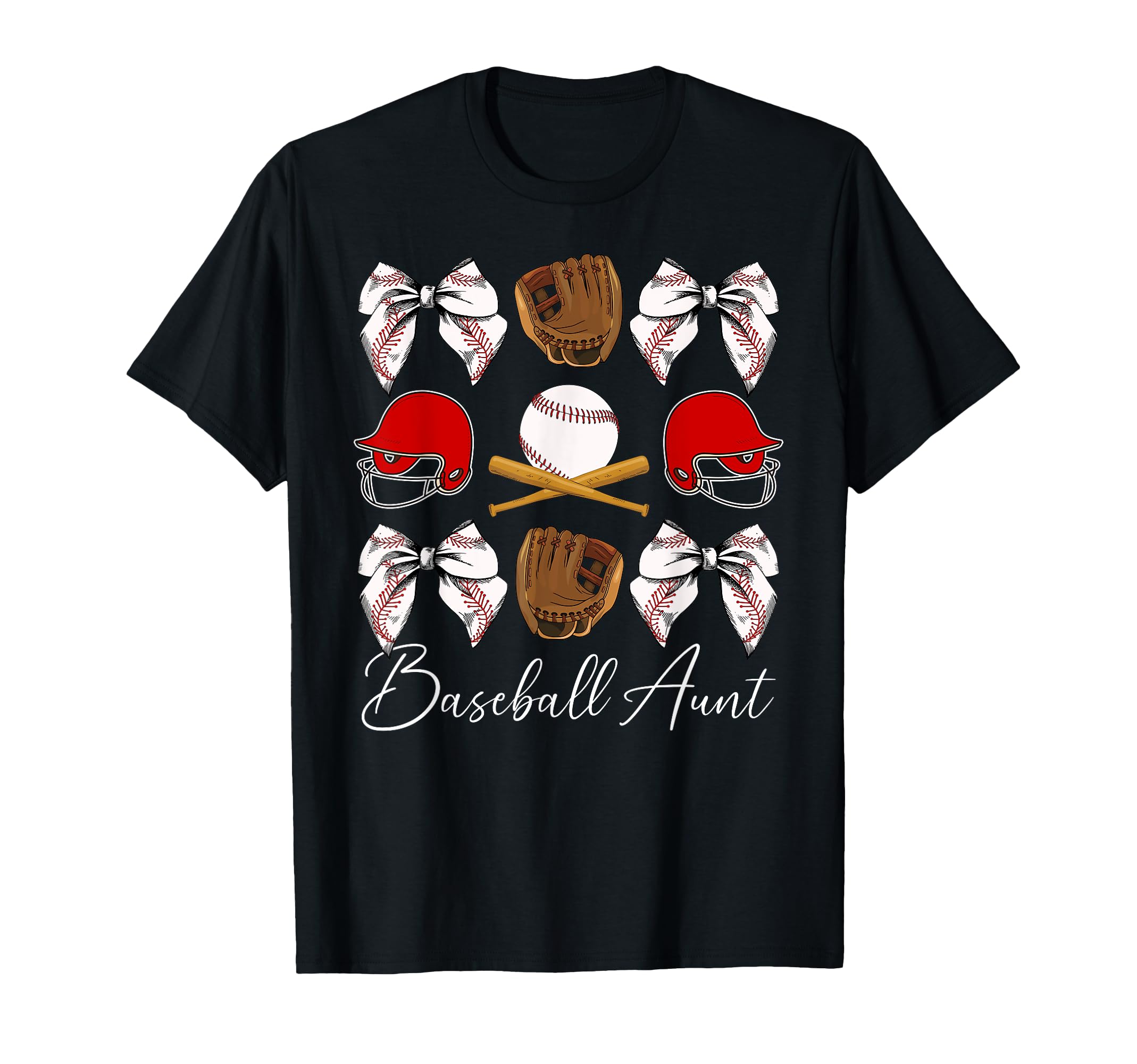 Baseball Aunt Baseball Player Auntie T-Shirt - Trendy Graphic Unisex - T-Shirt, Sweatshirt, Hoodie