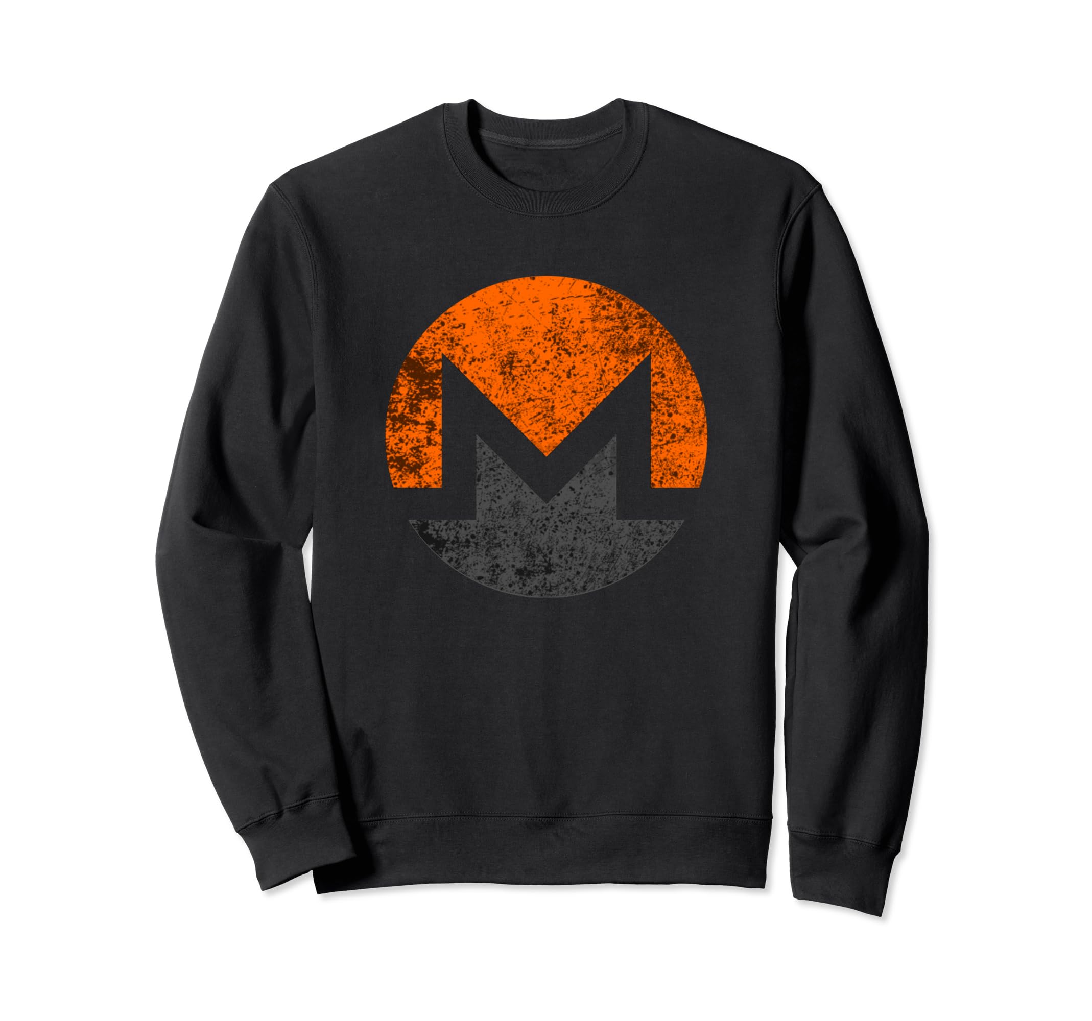 Monero Xmr Distressed Crypto Sweat T-Shirt - Fun Novelty Design Men Women - T-Shirt, Sweatshirt, Hoodie