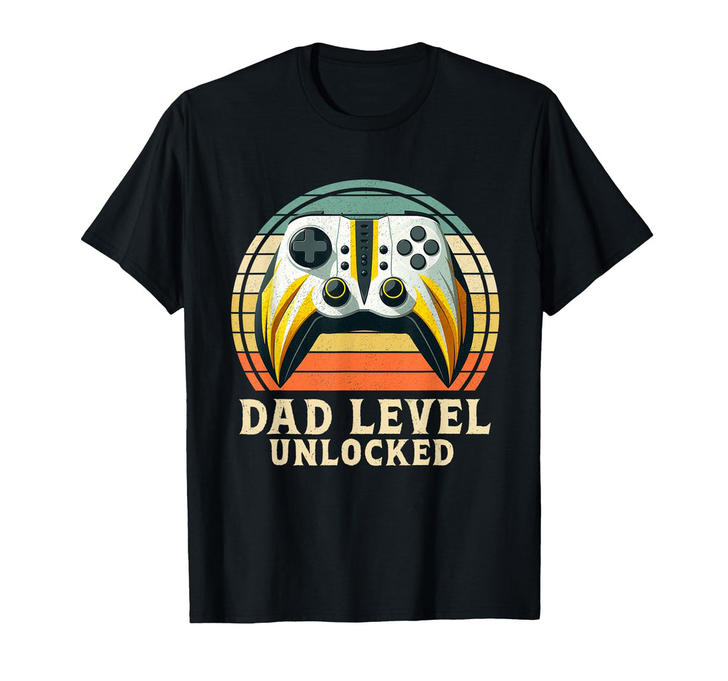 Dad Level Unlocked Controller Papa Gamer T-Shirt - Streetwear Style Unisex - T-Shirt, Sweatshirt, Hoodie