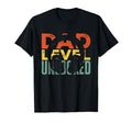 Fathers Day Gamer Dad Funny Dad Level T-Shirt - Custom Art Print Unisex - T-Shirt, Sweatshirt, Hoodie