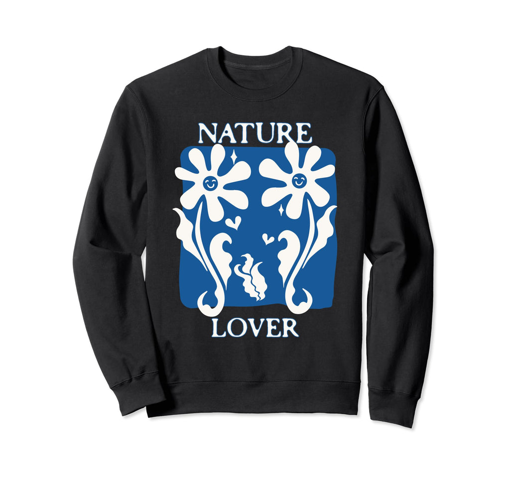 Boho Nature Lover Flowers Sweatshirt - Trendy Graphic Men Women - T-Shirt, Sweatshirt, Hoodie