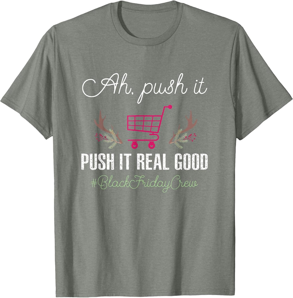 Put It Real Good Friday Crew Squad Shopping Black - Adult & Kids T-Shirts, Sweatshirts & Hoodies apparel design preview 1