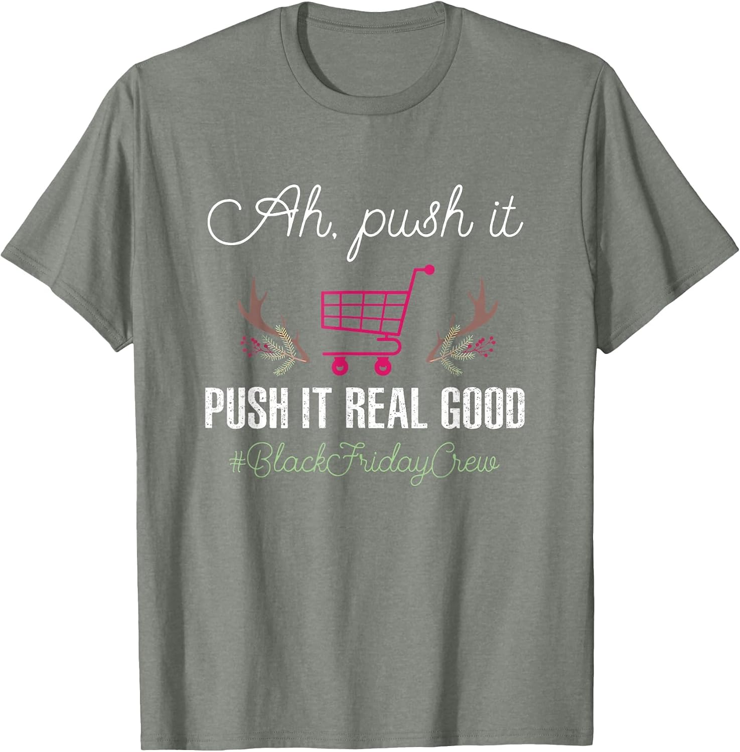 Put It Real Good Friday Crew Squad Shopping Black - Adult & Kids T-Shirts, Sweatshirts & Hoodies apparel design preview 1