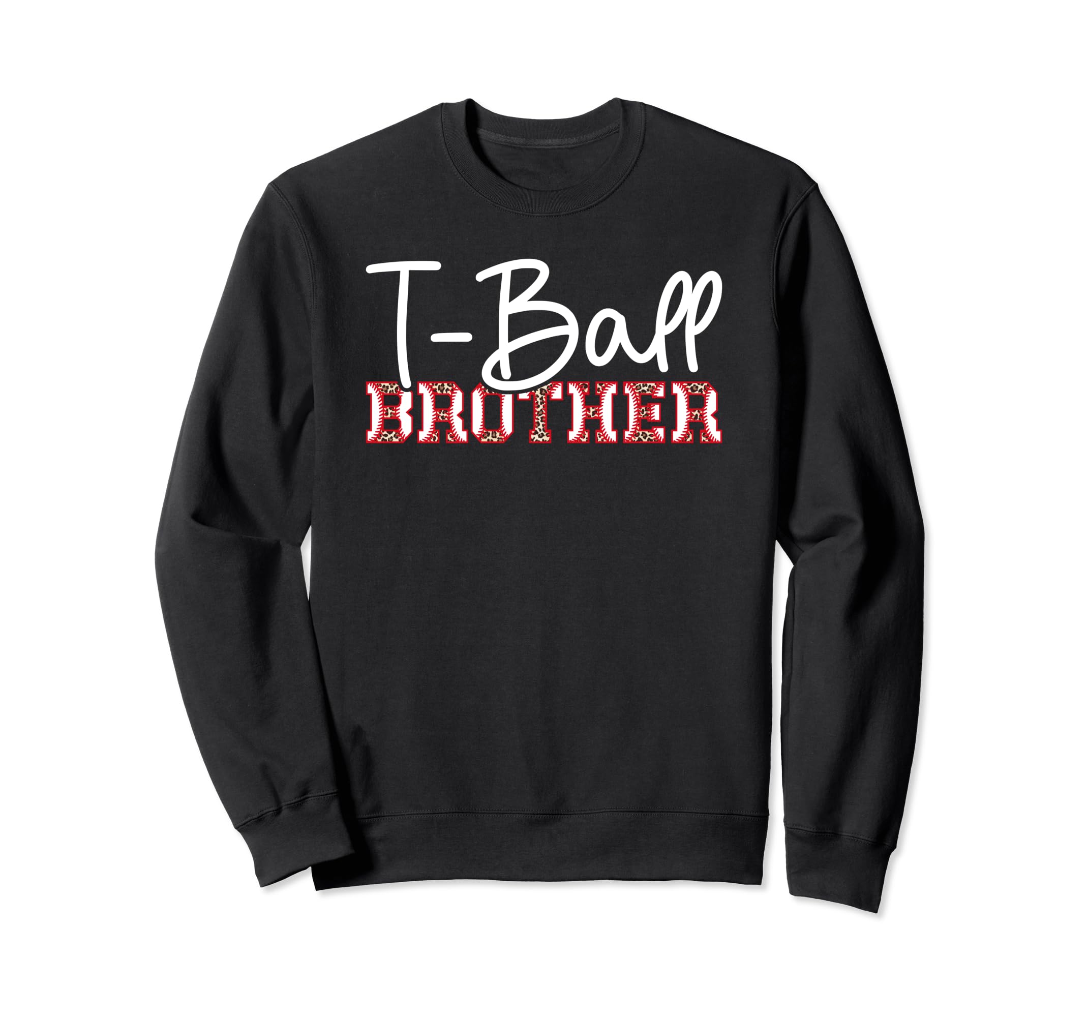 T Ball Brother Leopard Baseball T Sweatshirt - Streetwear Style Unisex - T-Shirt, Sweatshirt, Hoodie