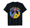 Peace Sign Love 60S 70S Tie Dye Hippie T-Shirt - Graphic Print Men Women - T-Shirt, Sweatshirt, Hoodie